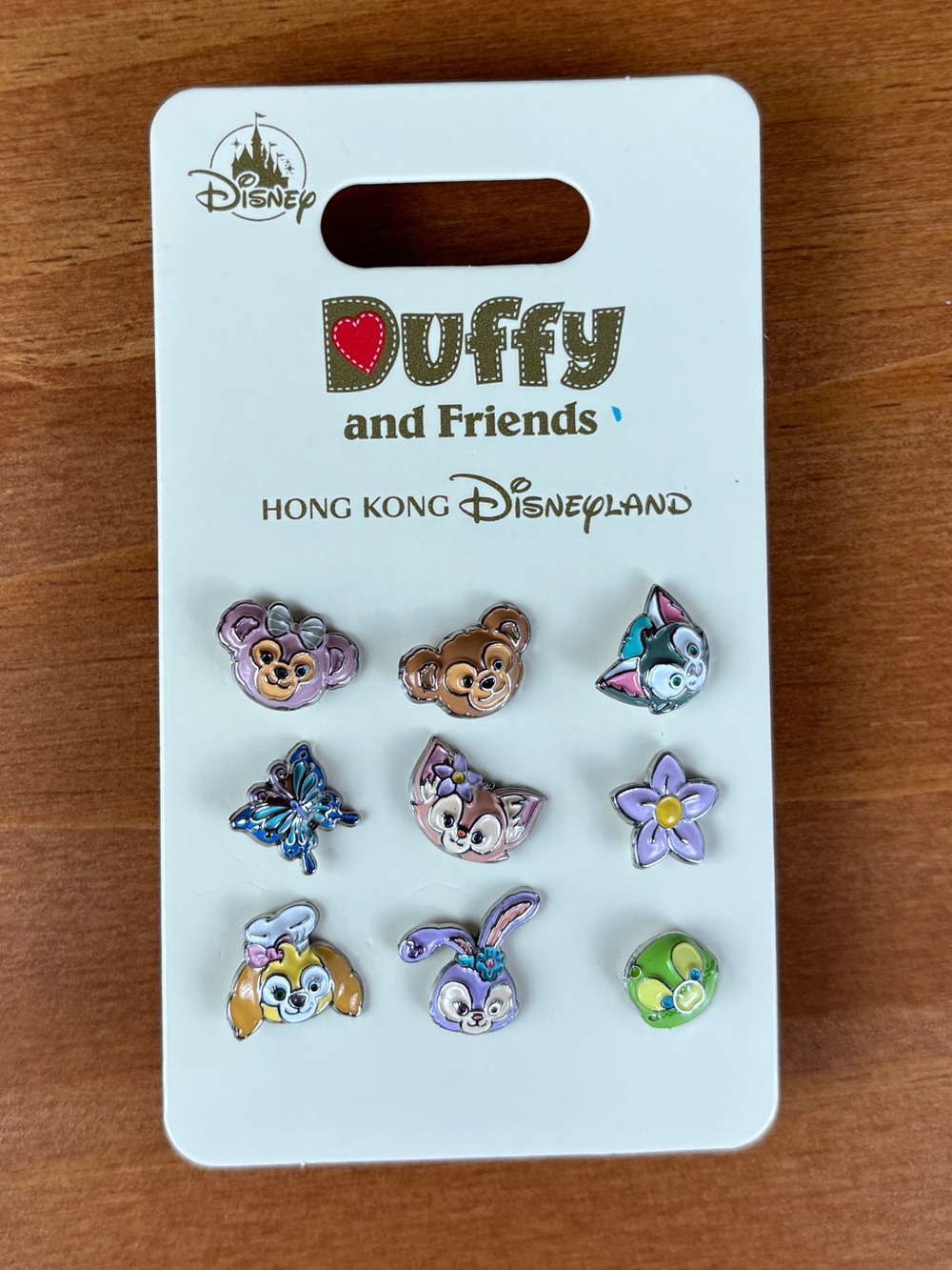 Disney Duffy and Friends Earring Set (6 studs) & CookieAnn, OluMel Bracelets